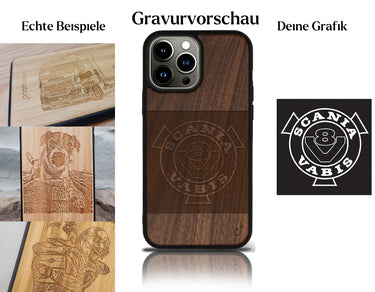 INDIVIDUELL iPhone 13 Pro Max Bambus-Kunststoff